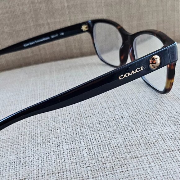 Coach Women Eyeglasses Frame HC6082 Dark Tortoise/Black 53[]17 135 Glasses - Picture 5 of 11